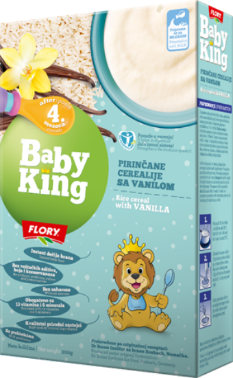 Picture of Baby King Rice Cereal Vanilla