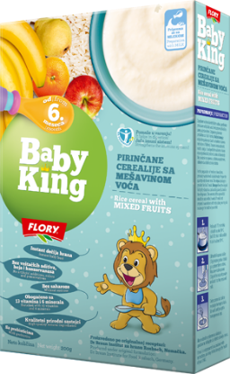 Picture of Baby King Rice Cereal Mixed Fruits