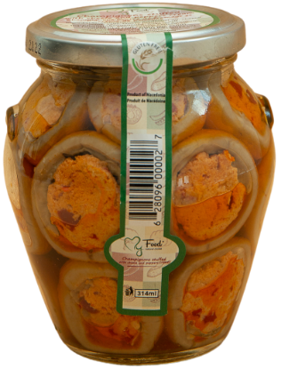 Picture of Champignons stuffed with cheese and pepper cream 314g