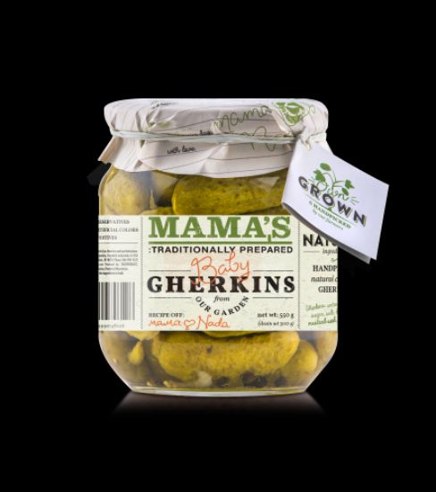 Picture of Mamas Gherkins 580g