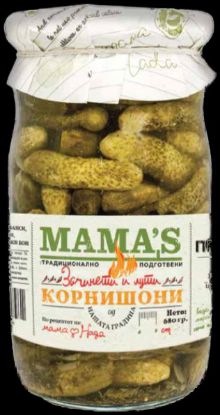 Picture of Mama's Gherkins 720 mL HOT